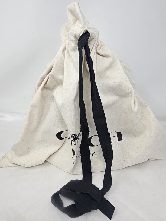 Coach Hadley Convertible Crossbody Shoulder Bag Suede Leather Brown Dust Bag - Picture 11 of 13